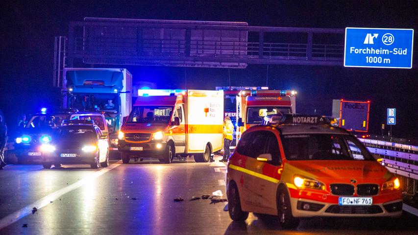 Forchheim: Junger Motorradfahrer stirbt auf der A73