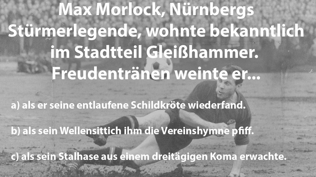 Todestag von Max Morlock: Abschied von einem Sportidol