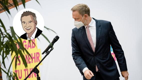 Wo kommt denn das Grünzeug her? Christian Lindner reicht in der Regel ein Mikrofon, um die Erderwärmung zu bekämpfen. Wo kommt denn das Grünzeug her? Christian Lindner reicht in der Regel ein Mikrofon, um die Erderwärmung zu bekämpfen.