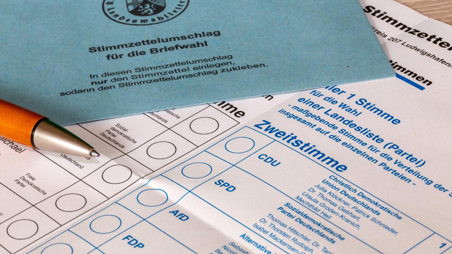 Ein Stimmzettelumschlag für die Briefwahl.
Ein Stimmzettelumschlag für die Briefwahl.