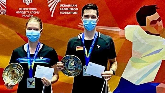 Badminton, internationales Turnier in Charkov: Johannes Pistorius aus Freystadt belegt im Mixed Platz 2 Badminton, internationales Turnier in Charkov: Johannes Pistorius aus Freystadt belegt im Mixed Platz 2