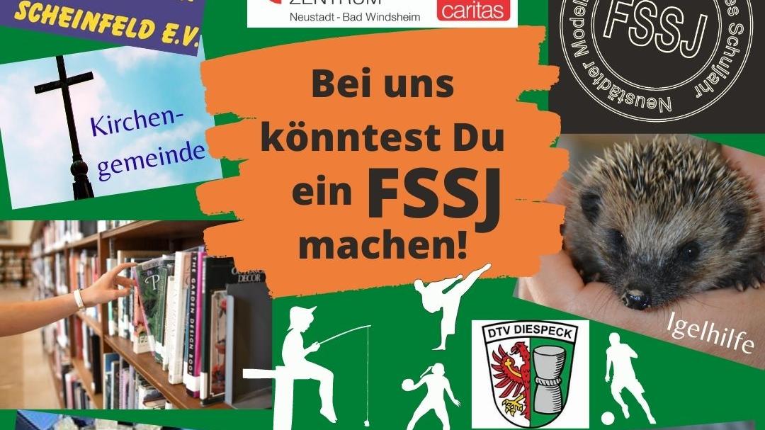 Mit dessen Vielfalt wirbt das Freiwilligenzentrum für das FSSJ.
Mit dessen Vielfalt wirbt das Freiwilligenzentrum für das FSSJ.