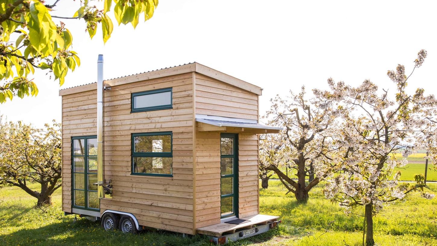 15 Quadratmeter für Wohnen und Schlafen sowie nicht fest in der Erde verbaut: Tiny Houses wie dieses hier könnten in ein paar Jahren bei Schallershof stehen.