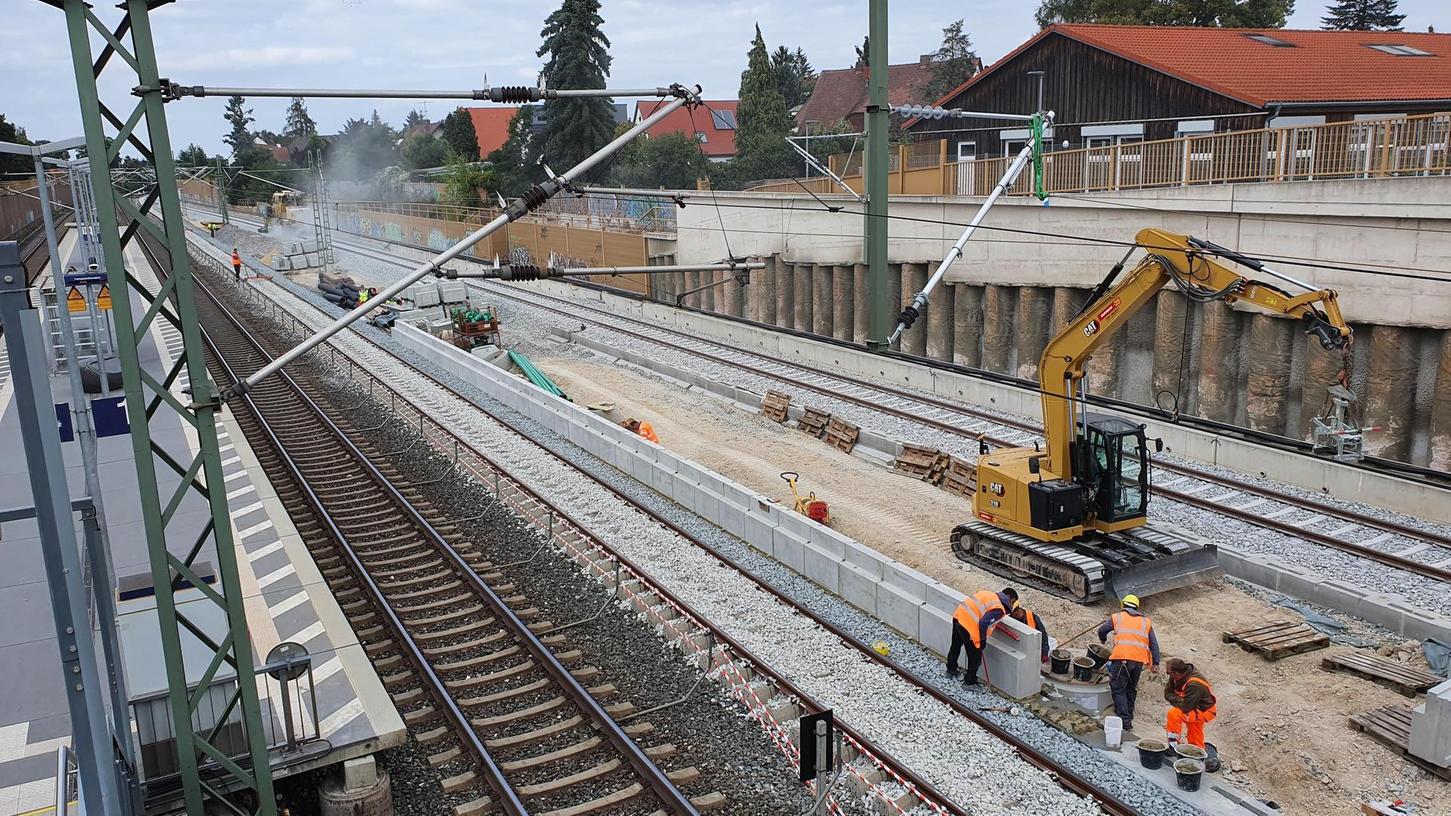 Unterfarrnbach: Startschuss für den Bahnsteigbau