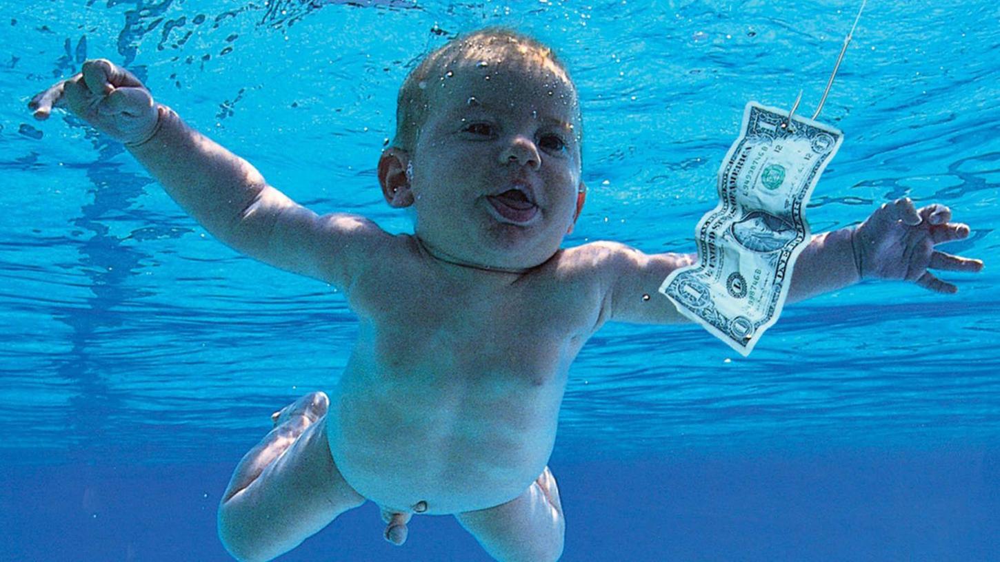 Das Cover des legendären Nirvana-Albums Nevermind.
Das Cover des legendären Nirvana-Albums Nevermind.