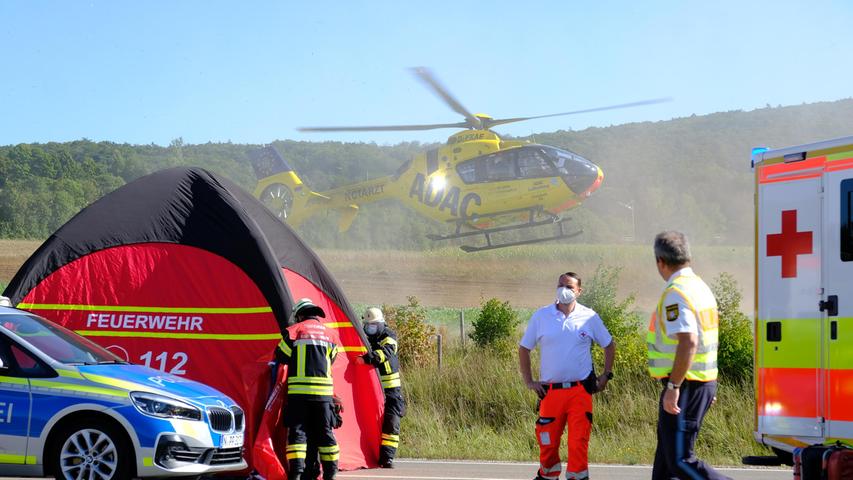 Drei Tote und zwei Schwerverletzte: Tragischer Unfall auf der B2 bei Weißenburg