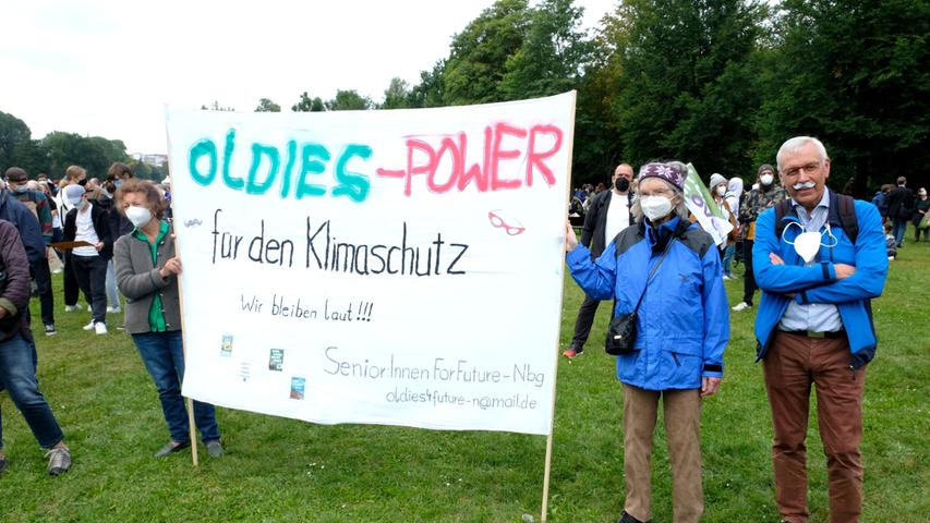 Die Initiative "Oldies for Future" möchte auch älteren Menschen ohne Kinder ein Bündnis bieten.