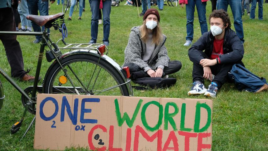 #AllesfürsKlima: Zahlreiche Demonstranten machen an Wöhrder Wiese auf Klimaschutz aufmerksam