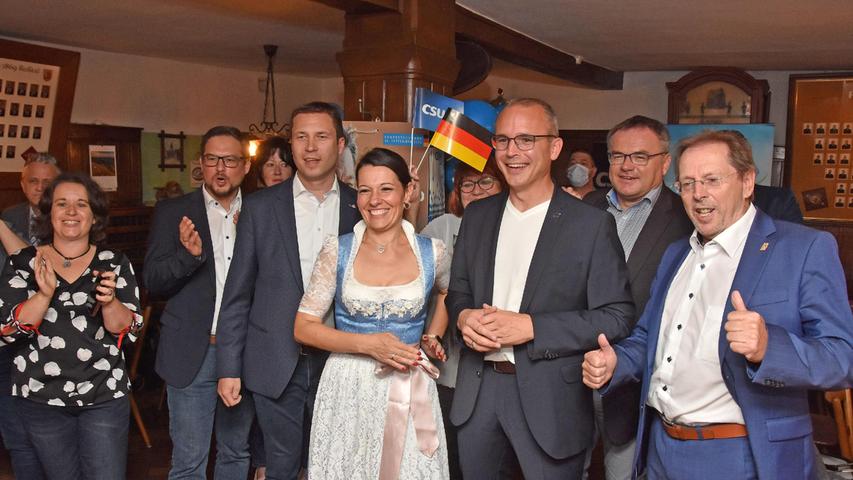Winkler holt das Direktmandat: Erleichterung bei der CSU im Wahlkreis Fürth