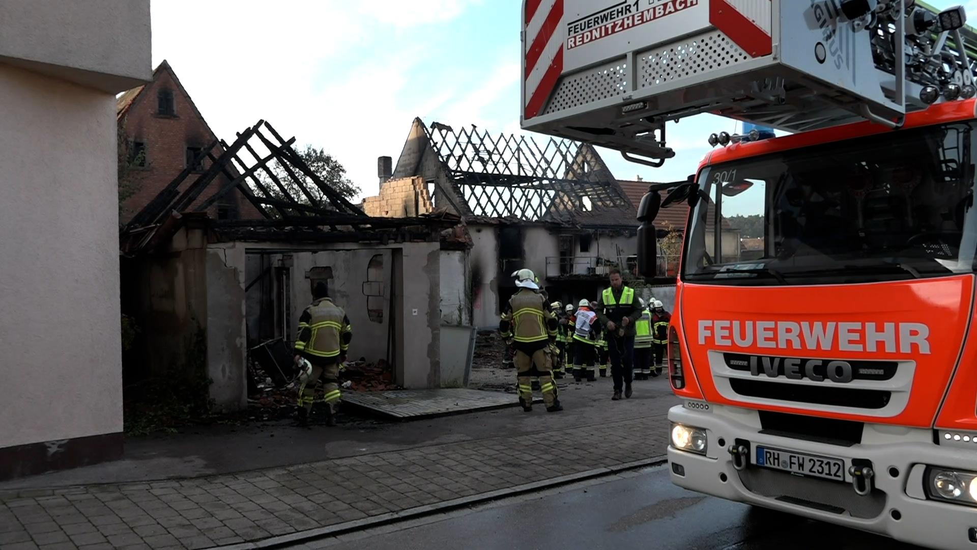 Einsatzkräfte der Feuerwehr konnten den Brand löschen. 