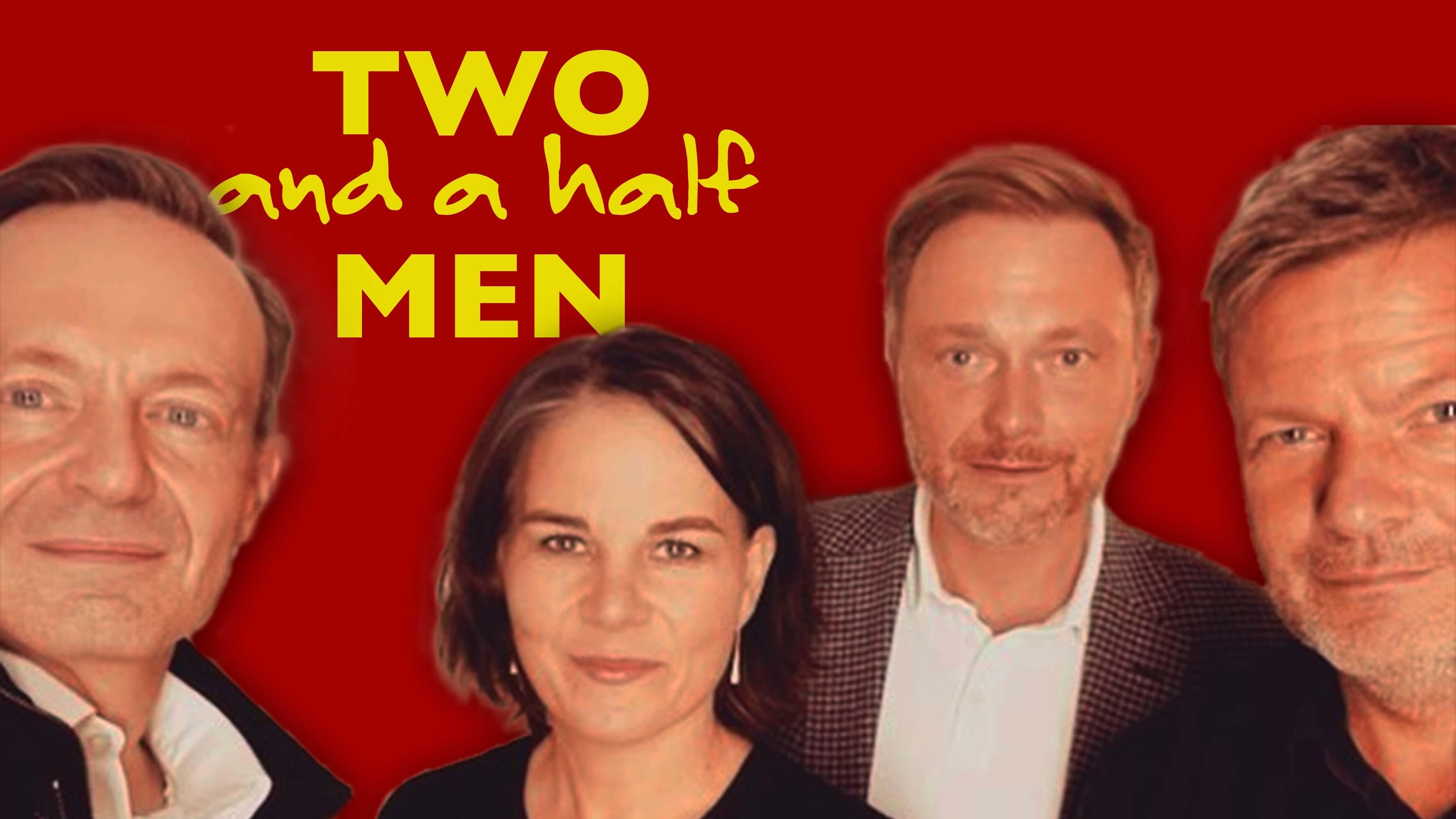 Stellt sich nur noch die Frage, wer hier der reiche Zyniker, wer der wenig erfolgreiche Sidekick - und wer der "halbe Mann" ist. 