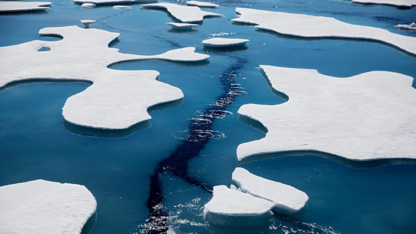 Schmelzendes Eis in der Arktis: Eine Milliarde Euro will Nürnberg in den nächsten zehn Jahren in Maßnahmen gegen den Klimawandel stecken.