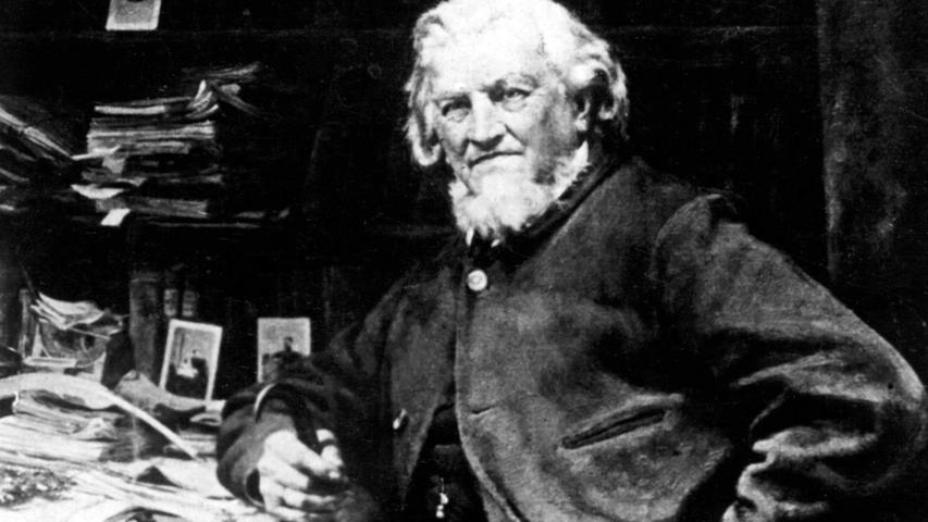 August Heinrich Hoffmann von Fallersleben schrieb das Deutschlandlied.
August Heinrich Hoffmann von Fallersleben schrieb das Deutschlandlied.