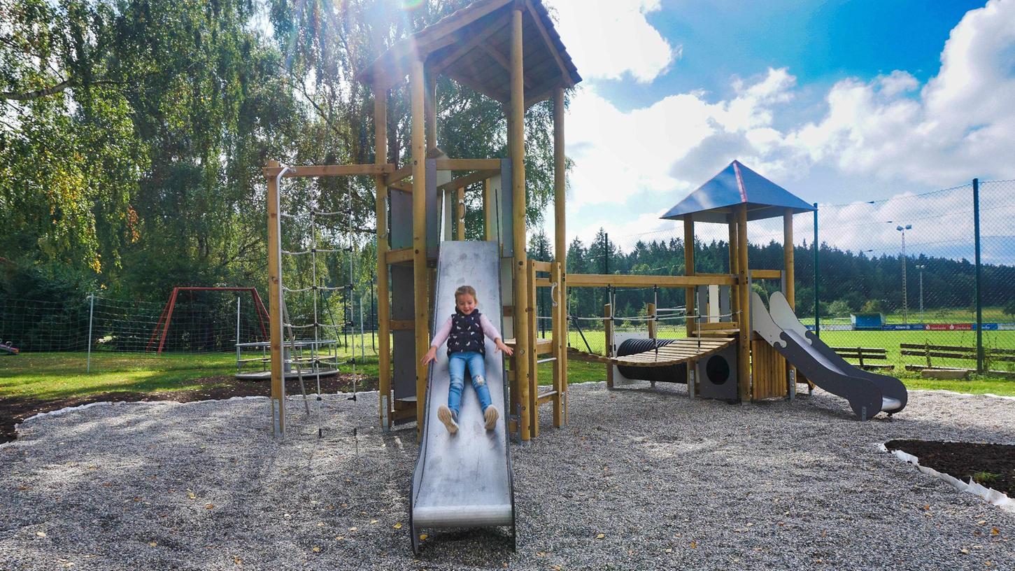 Ein Spielplatz für alle Generationen in Burgsalach