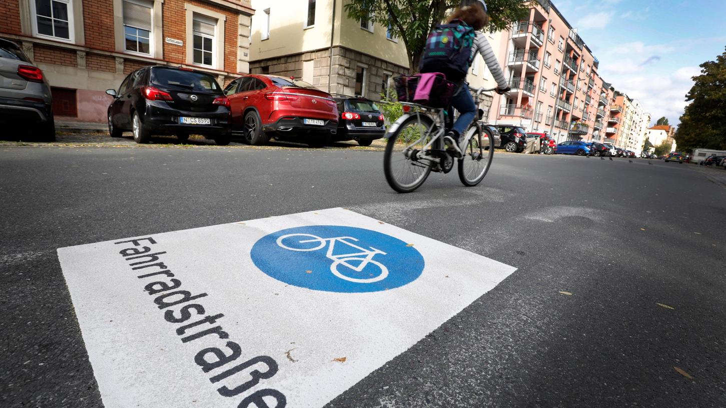 In Nürnberg soll es weitere Fahrradstraßen geben. Der Verkehrsausschuss hat die Verwaltung mit der Planung beauftragt.