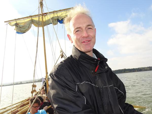 Der Geschichtsprofessor Boris Dreyer ist der Initiator des Projektes "Römerboot" an der Erlanger Universität. 