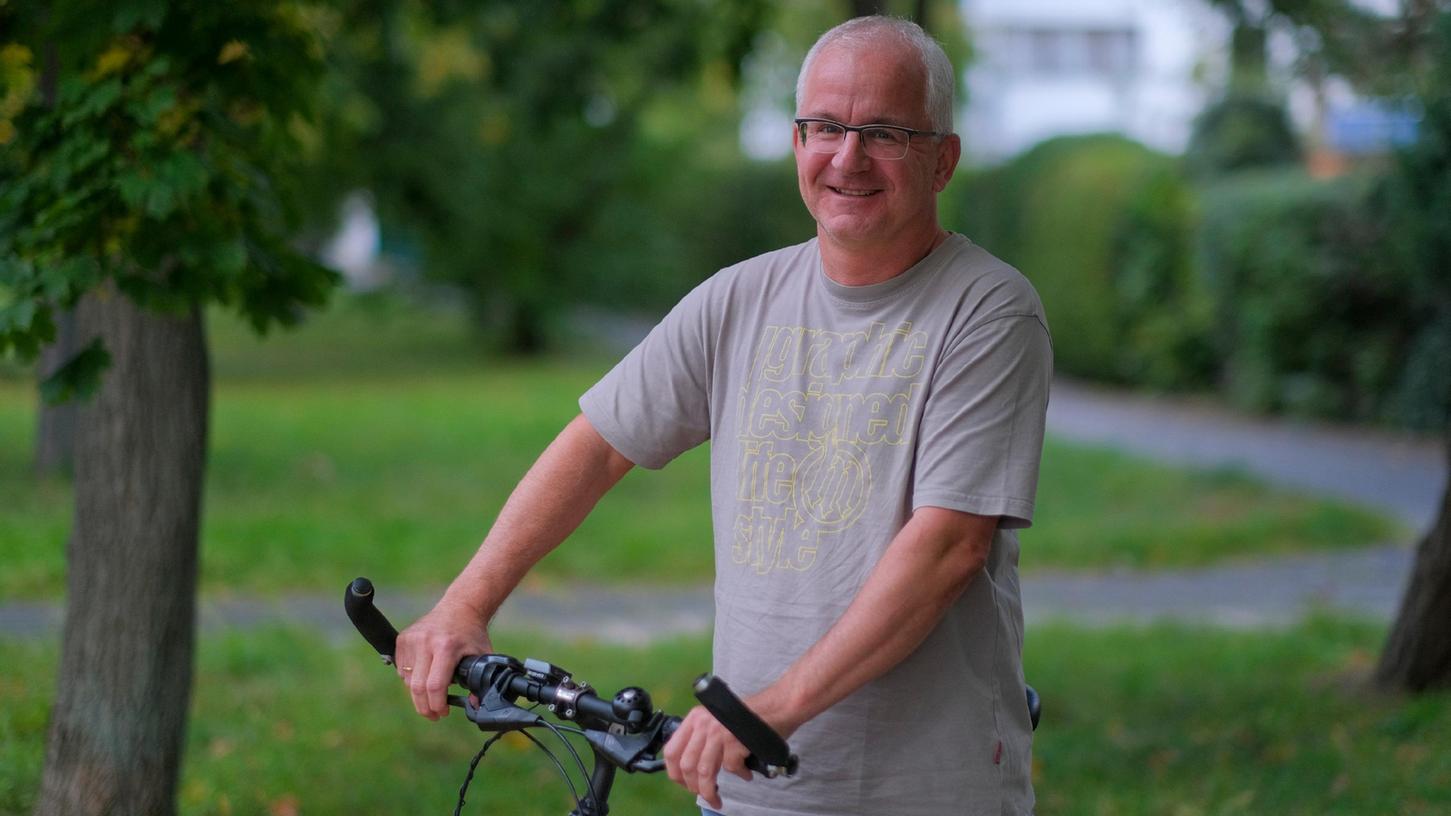 Obwohl er mehr als 20 Jahre den ADFC in Nürnberg geleitet hat, besitzt Jens Ott nur ein Fahrrad.
