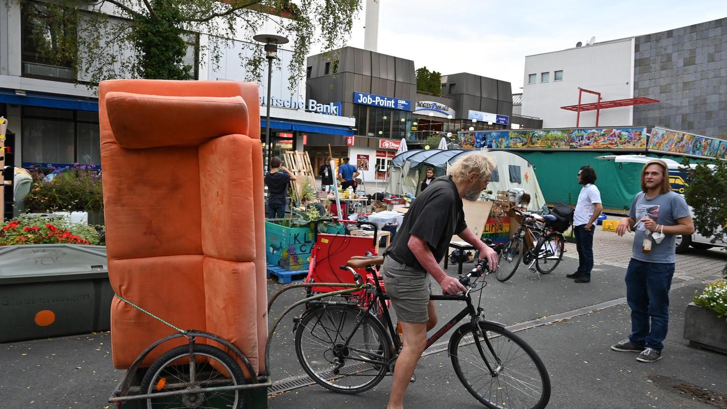 Zu viel Zankereien, zu wenig Inhalte: Das Klimacamp in Erlangen hat seine Zelte abgebaut.