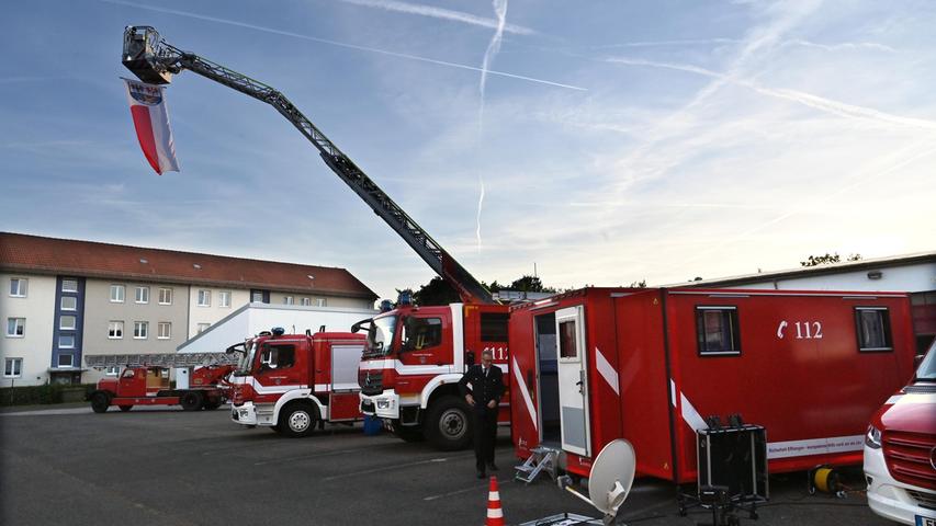 Ständige Wache der Feuerwehr Erlangen feiert