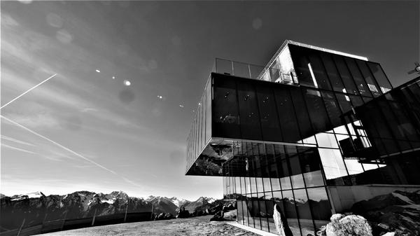 Das "Raumschiff" auf dem Gaislachkogel landete 2014.