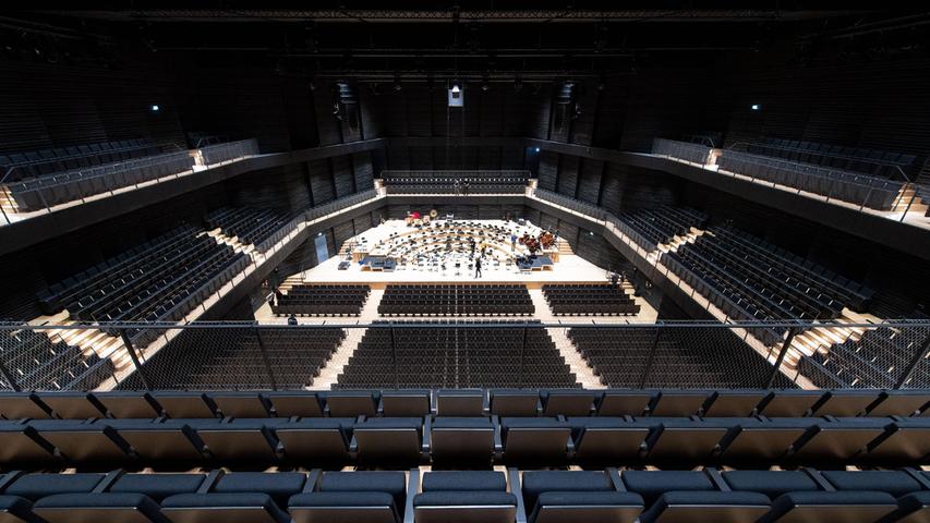 Imposante Innenansicht: Die Isarphilharmonie bietet 1900 Zuschauern Platz.