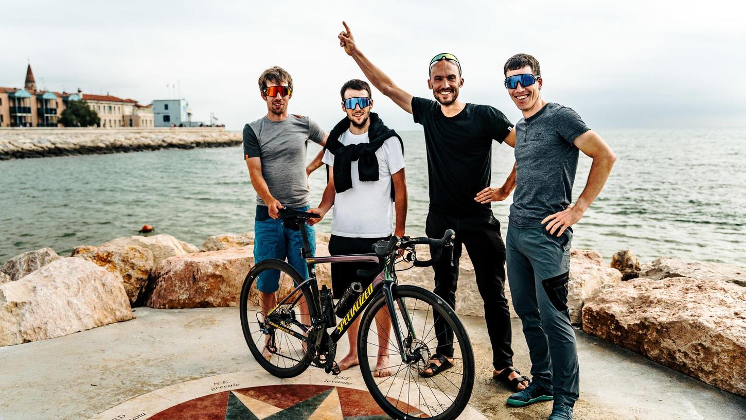 Spendenfahrt am Limit: Mit dem Rennrad vom Hauptmarkt an die Adria