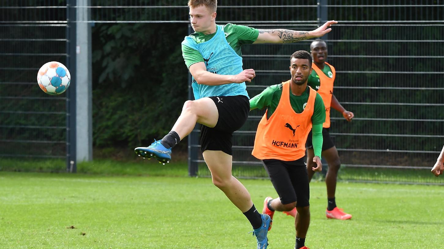 Robin Kehr Ende im September im Training. Bis er wieder mit der Mannschaft üben darf, wird einige Zeit vergehen. 