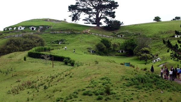 Auf diesem hügeligen Gelände schuf Regisseur Peter Jackson für "Herr der Ringe" das Auenland.