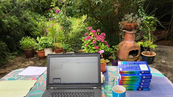 Lore Marr-Bieger/Arbeitsplatz