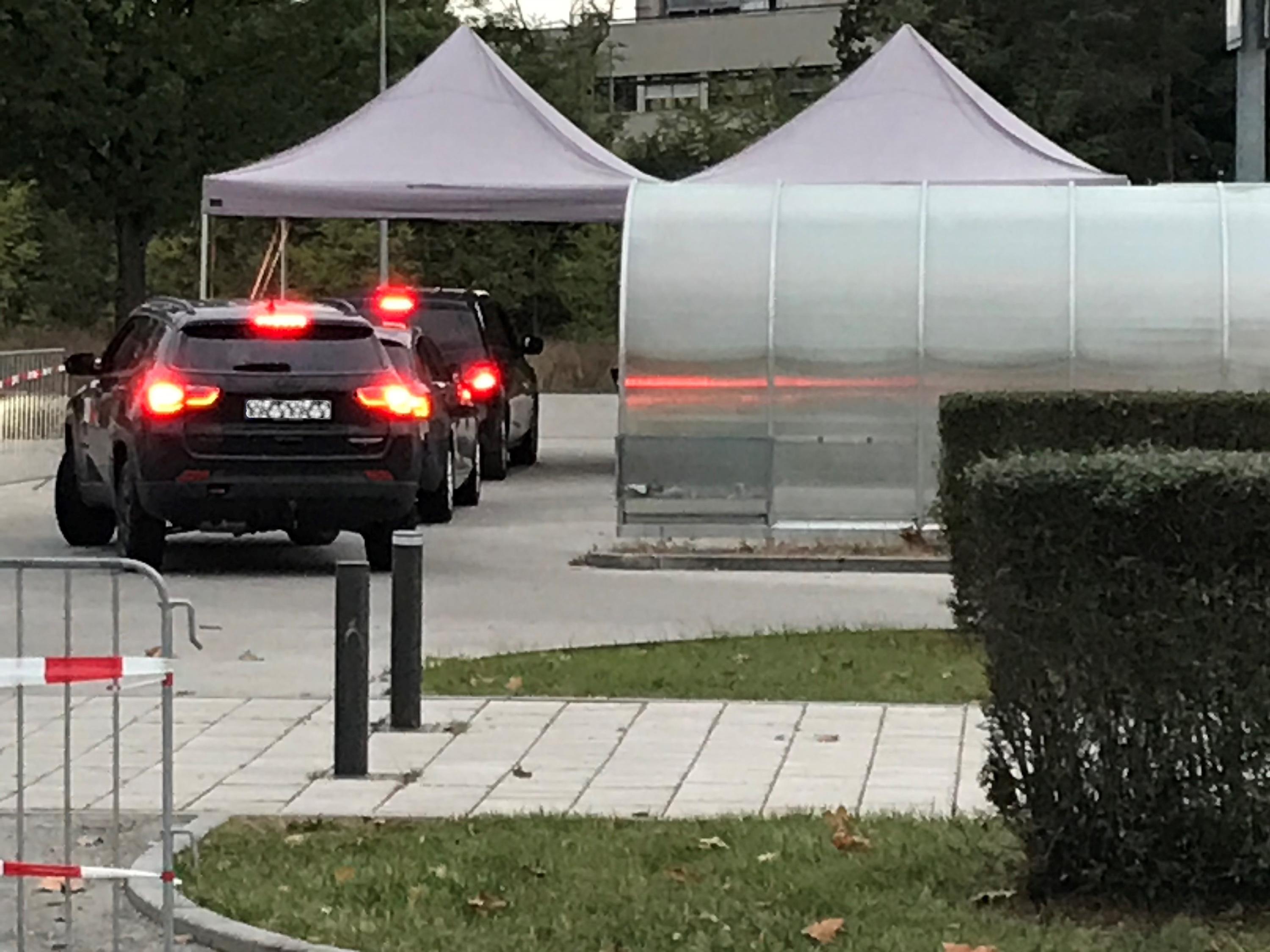 Schnellteststation am ORO Schwabach
