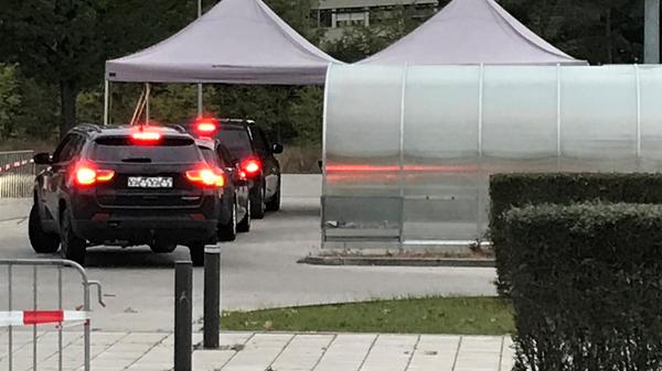 Schnellteststation am ORO Schwabach