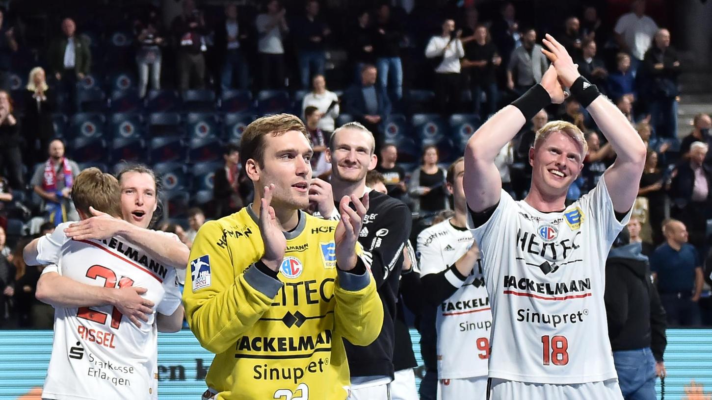 Applaus, Applaus: Klemen Ferlin und der HC Erlangen wollen mehr davon.
Applaus, Applaus: Klemen Ferlin und der HC Erlangen wollen mehr davon.