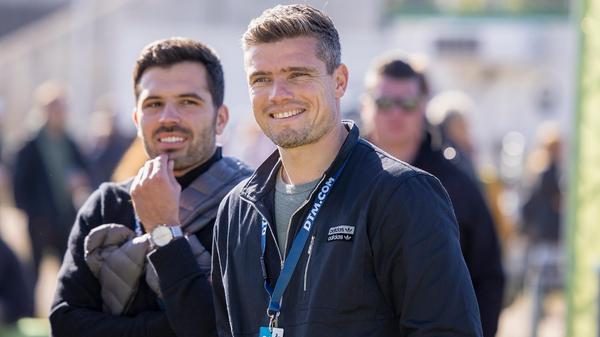 Und auch FCN-Coach Robert Klauß ließ sich das DTM-Rennen in Nürnberg nicht entgehen.