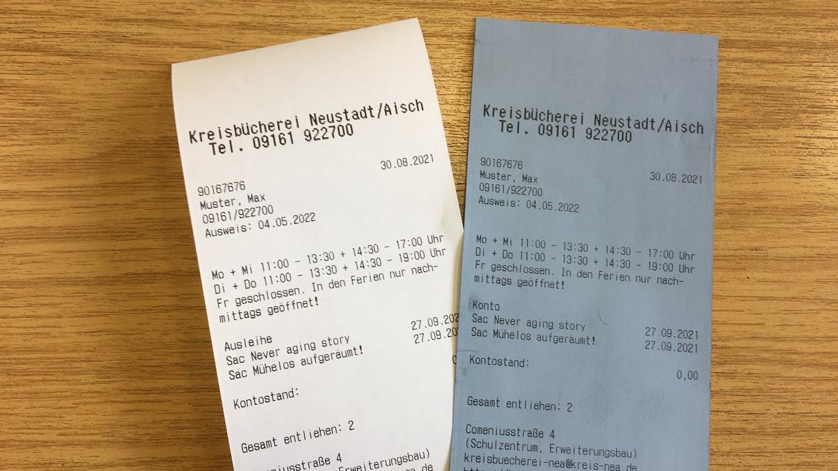 Die neu in der Kreisbücherei ausgegebenen Fristbelege können nun über das Altpapier entsorgt werden. Die neu in der Kreisbücherei ausgegebenen Fristbelege können nun über das Altpapier entsorgt werden.