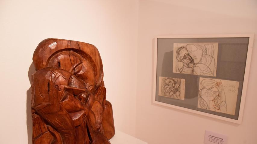 Auch mit dem Werkstoff Holz konnte Felix Müller gut umgehen. Hier eine Auch mit dem Werkstoff Holz konnte Felix Müller gut umgehen. Hier eine