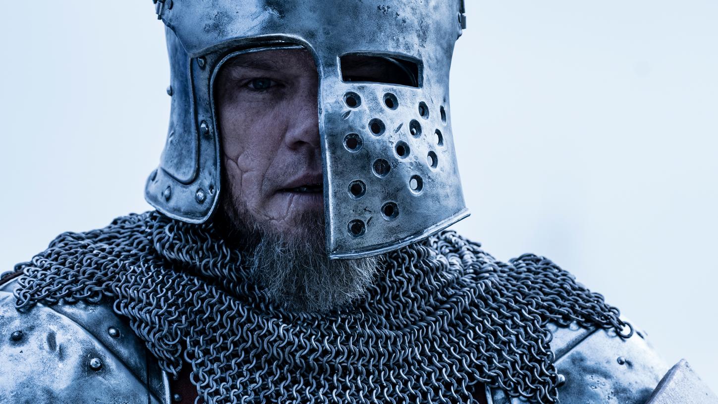 Matt Damon als Jean de Carrouges in dem Ritterdrama "The Last Duel". Matt Damon als Jean de Carrouges in dem Ritterdrama "The Last Duel".