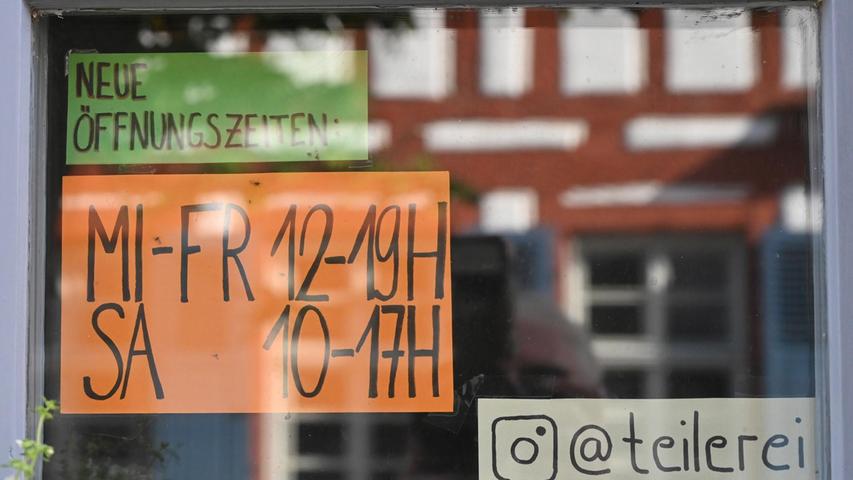 Das Schaufenster der "Teilerei".