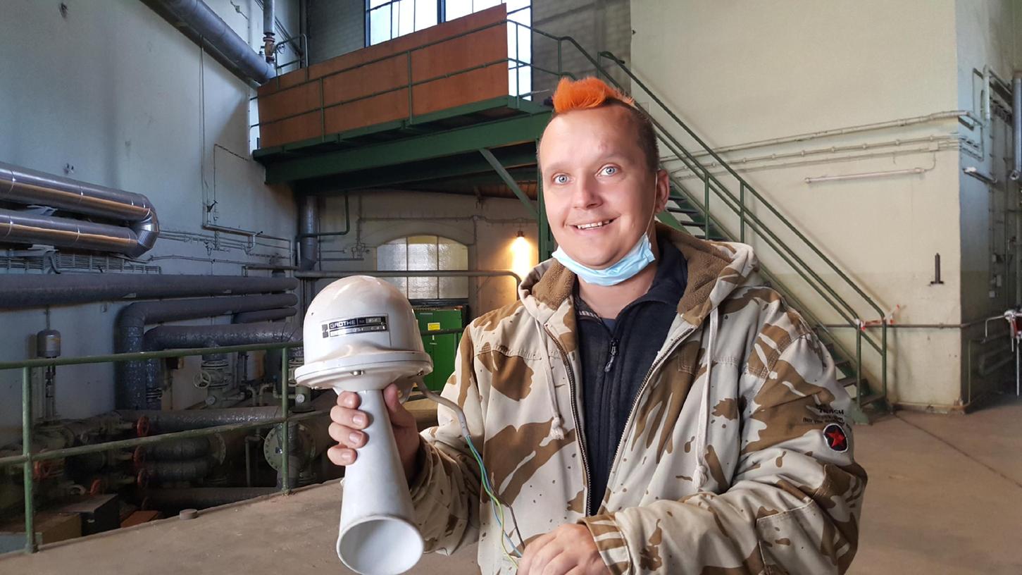 Steve Zeuner sicherte sich ein elektrisches Alarmhorn.
Steve Zeuner sicherte sich ein elektrisches Alarmhorn.