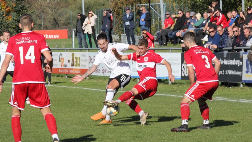 Klarer 5:0-Sieg für Spitzenreiter Kornburg beim TSV 1860 Weißenburg