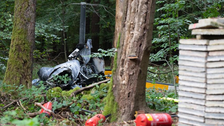 Drei Tote bei Hubschrauberabsturz in Baden Württemberg nahe der unterfränkischen Grenze