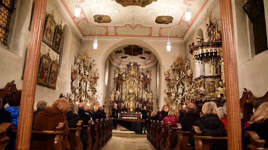 Zum ersten Mal fand ein Konzert der Reihe in der Pinzberger St. Nikolaus-Kirche statt.
Zum ersten Mal fand ein Konzert der Reihe in der Pinzberger St. Nikolaus-Kirche statt.