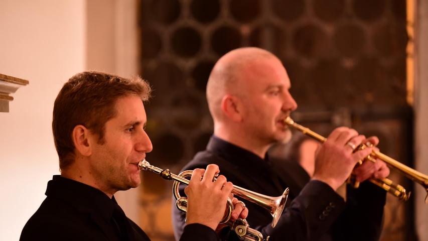 Bavarian Brass in Pinzberg mit für Benjamin Sebald und Florian Zeh mit Trompete und Flügelhorn