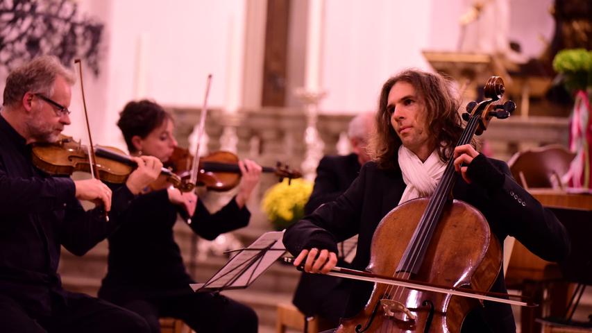 Die Dresdener Streichersolisten spielten in der Basilika.