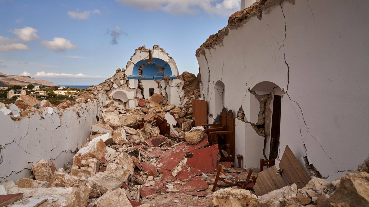 Bereits am 12. Oktober erschüttere ein Erdbeben Kreta.