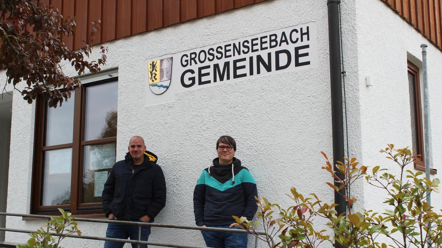 Die Jugendbeauftragten der  Gemeinde Großenseebach,. Christian Schmitt (links) und Christian Jung, freuen sich auf ihre neue Aufgabe.