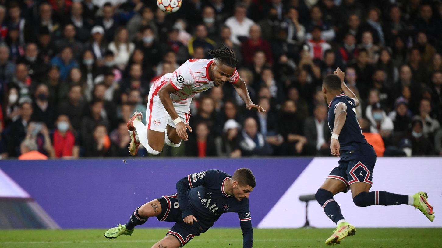 Höhenflieger dieser Saison: Christopher Nkunku (in Weiß) hat sich bei RB prächtig entwickelt. 