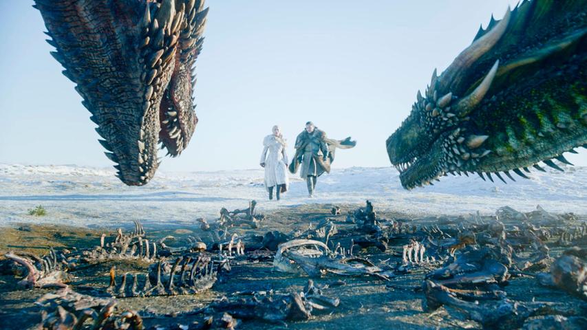 Immerhin auf Platz 5 der Liste gelangte die amerikanische Fantasy-Kultserie "Game of Thrones", von der es bislang acht Staffeln gibt.