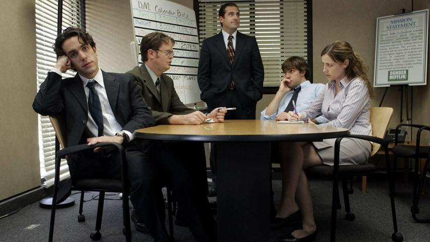 Zwei Mal Büro: "The Office" gab es später auch als amerikanische Comedy-Serie, auf Platz 9 steht aber die erste und englische Ausgabe von 2001 bis 2003.   