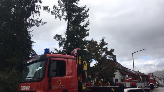 Im Stadtgebiet Neumarkt musste die Feuerwehr wegen umgefallener Bäume oder abgerissener Äste mehrfach ausrücken.