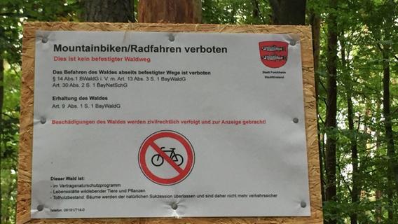 Gesperrte Trails im Forchheimer Stadtwald: Wie geht es jetzt weiter?